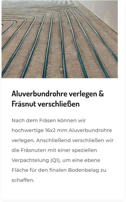 Aluverbundrohre verlegen 