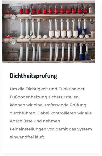 Dichtheitspr&uuml;fung 